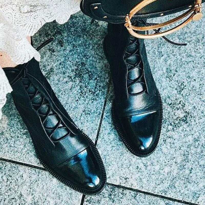 Emma - Winter Vegan Leather Boots