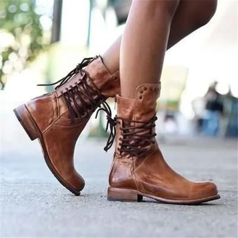 Emilia - Leather Boots