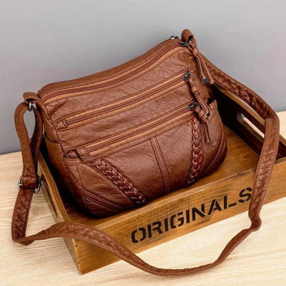 Catherine - Vegan Leather Crossbody Shoulder Bag