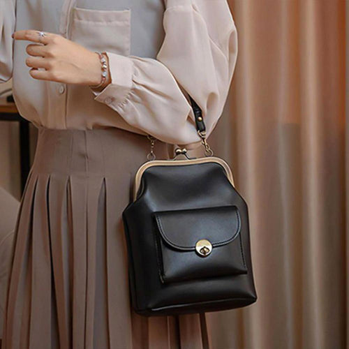 Diana - Vegan Leather Structured Handbag