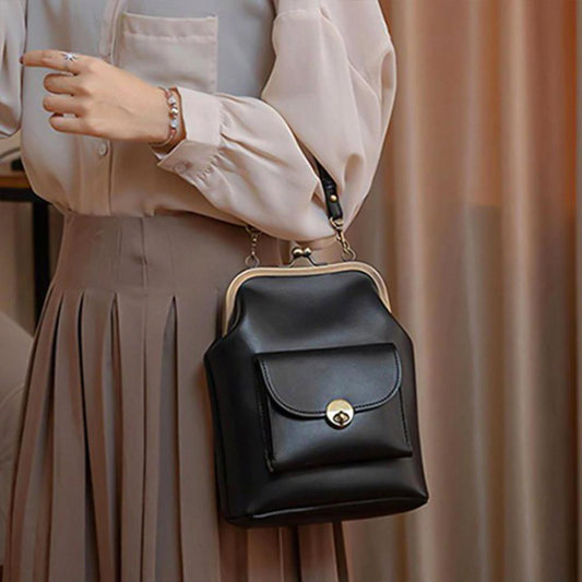 Diana - Vegan Leather Structured Handbag