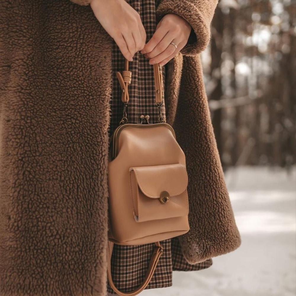 Diana - Vegan Leather Structured Handbag