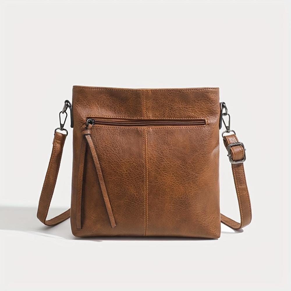 Anna - Vegan Leather Slim Crossbody Bag