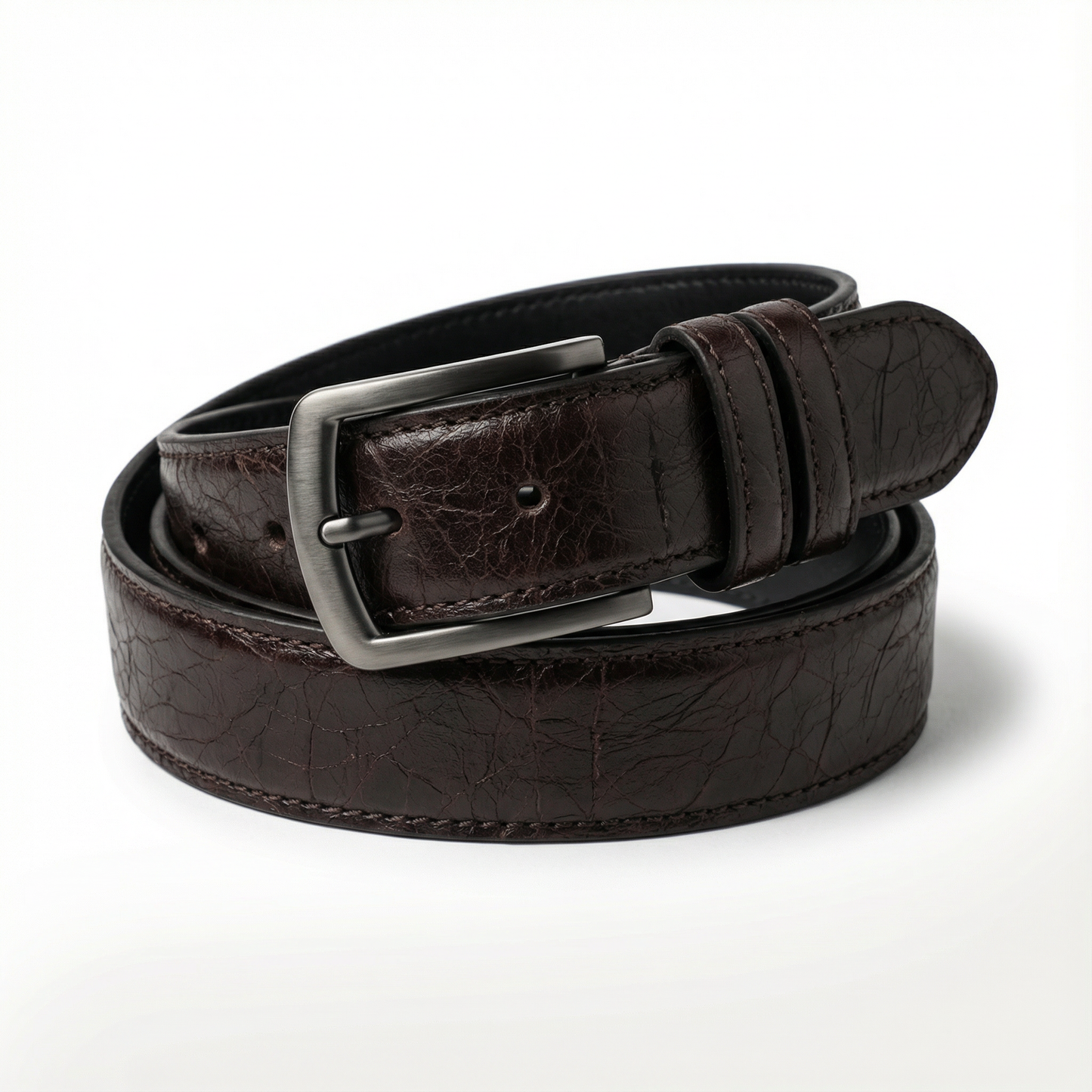 Ashford Gunmetal Cowhide Belt