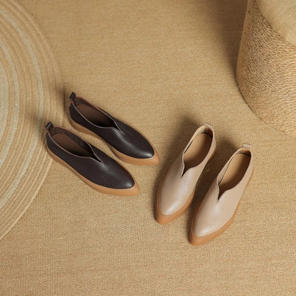 Maeva Leather Loafers
