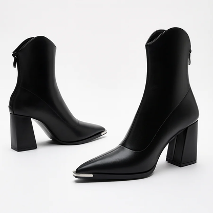 Montrose Chrome Tip Chelsea Boots