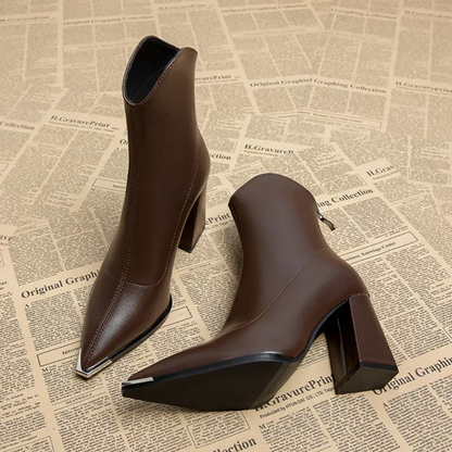 Montrose Chrome Tip Chelsea Boots
