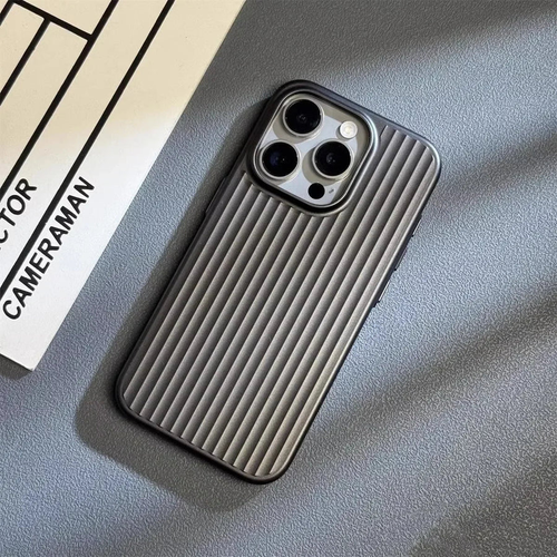 Groove Ribbed Metal iPhone Case