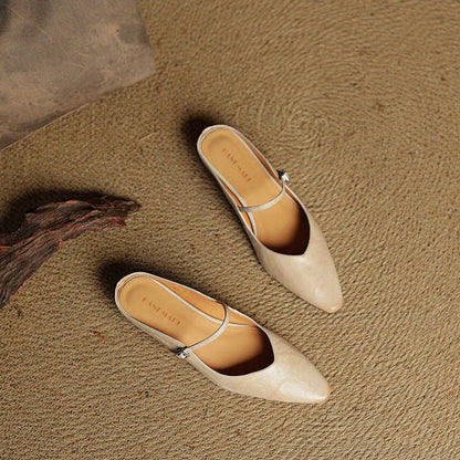 Bellancia Leather Leather Flats