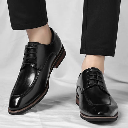 Delvane Classic Leather Oxfords