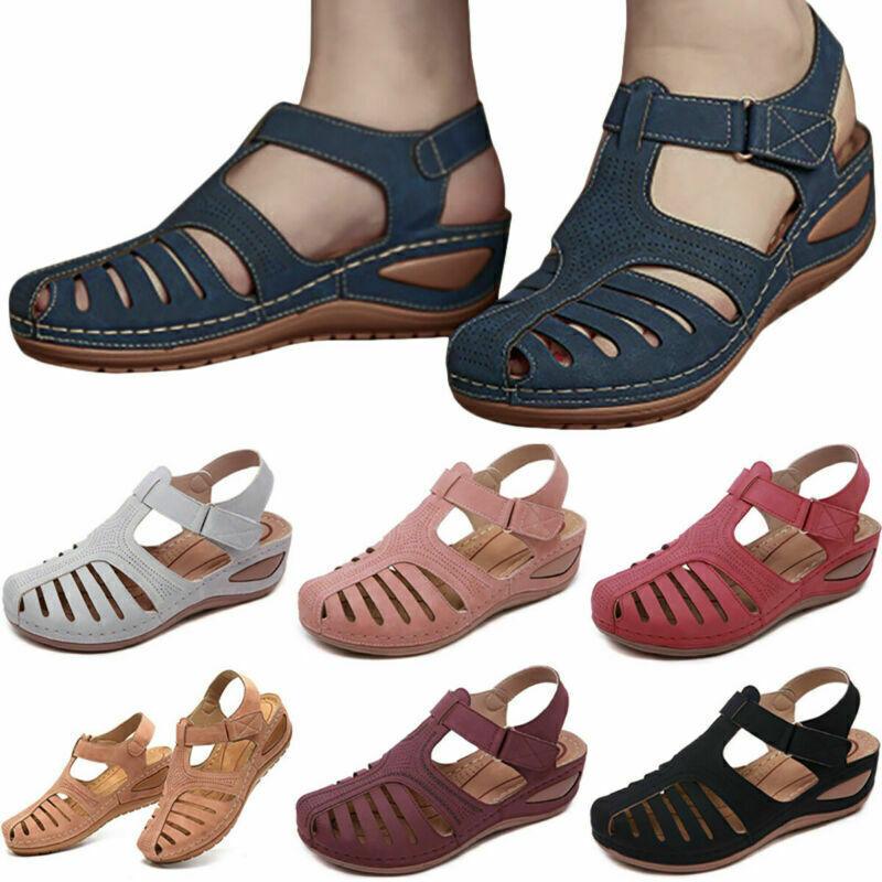 Hollow Closed Toe Orthopedic Sandal For Women