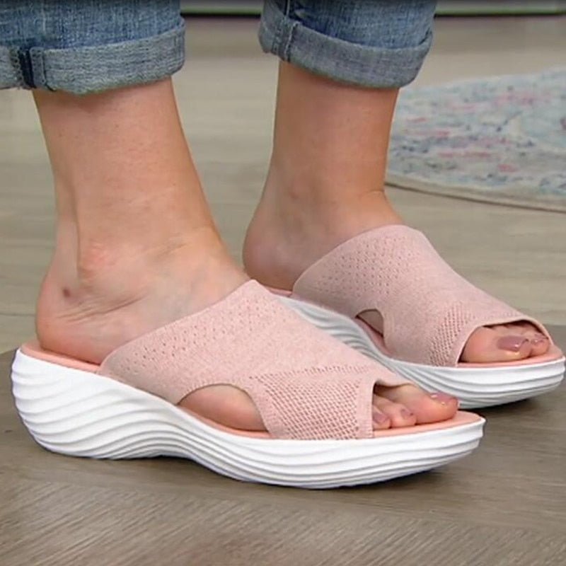 Bella - Stretch Slip-On Sandals