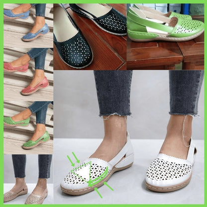 Anna - Orthopedic Plates Brown Shoes